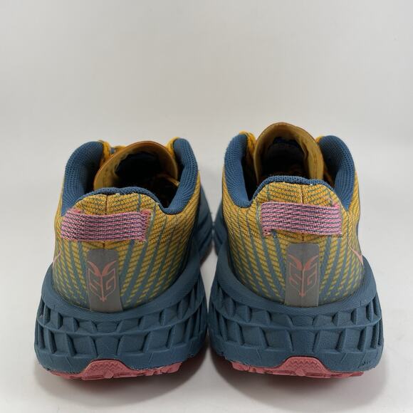 Hoka One One Speedgoat 4 Trail Running Womens Size 8 Orange Saffron Athletic - Picture 4 of 11